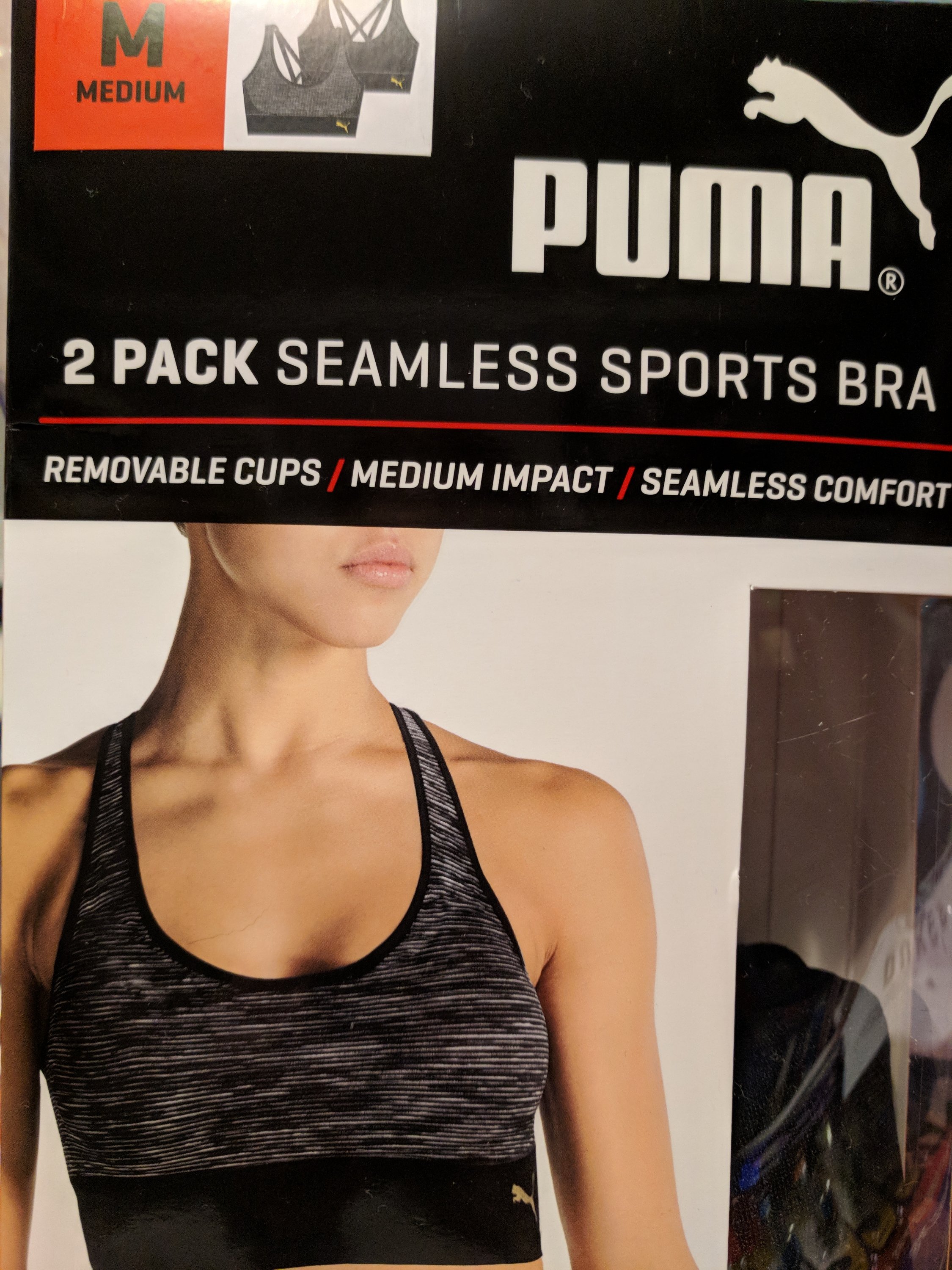 Puma Ladies Seamless Sports Bra 2PK – CostcoChaser